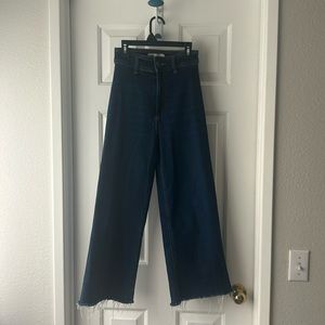 Zara Marine Straight Jeans Dark Blue